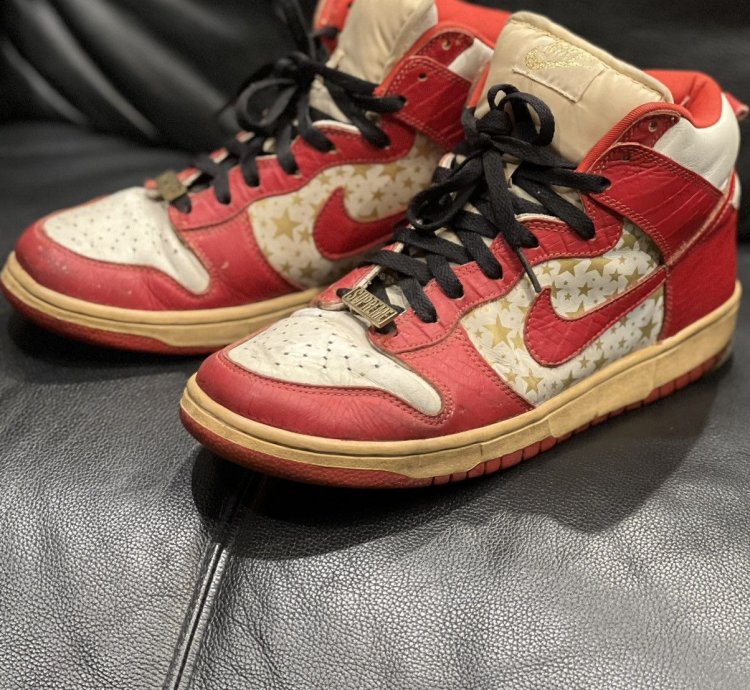 Supreme Dunk High Pro Sb Red 2003
