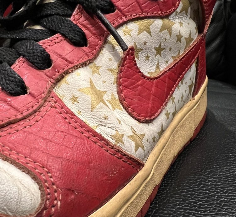 Supreme Dunk High Pro Sb Red 2003