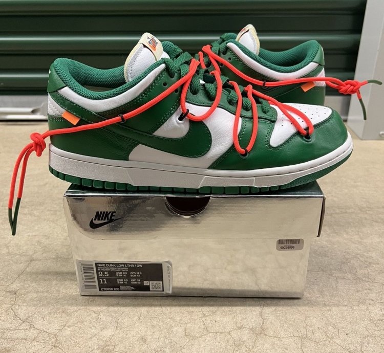 Nike Dunk Low Off-white Michigan State Size 9 5