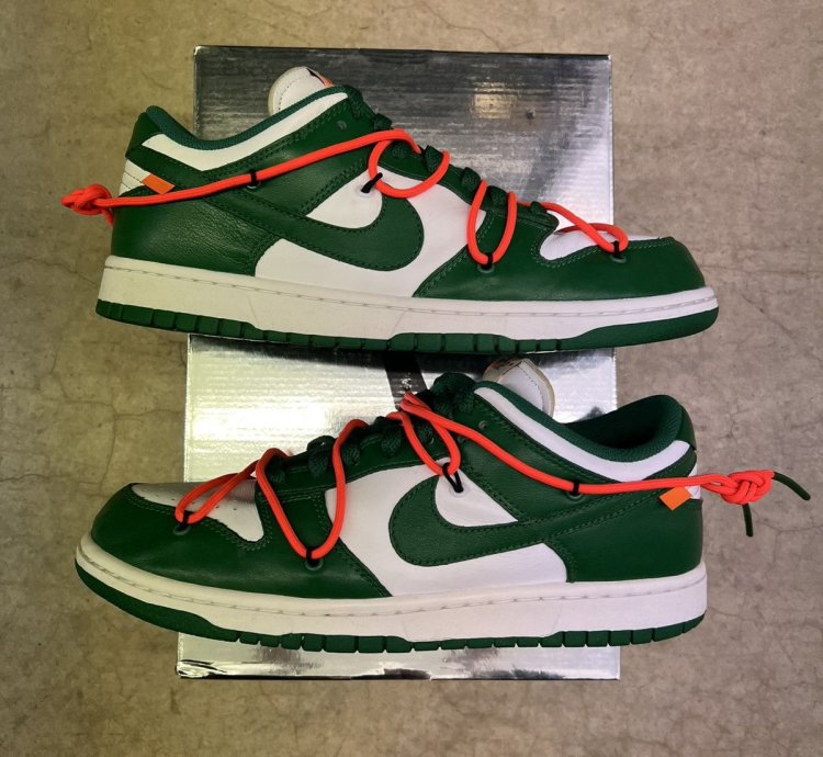 Nike Dunk Low Off-white Michigan State Size 9 5