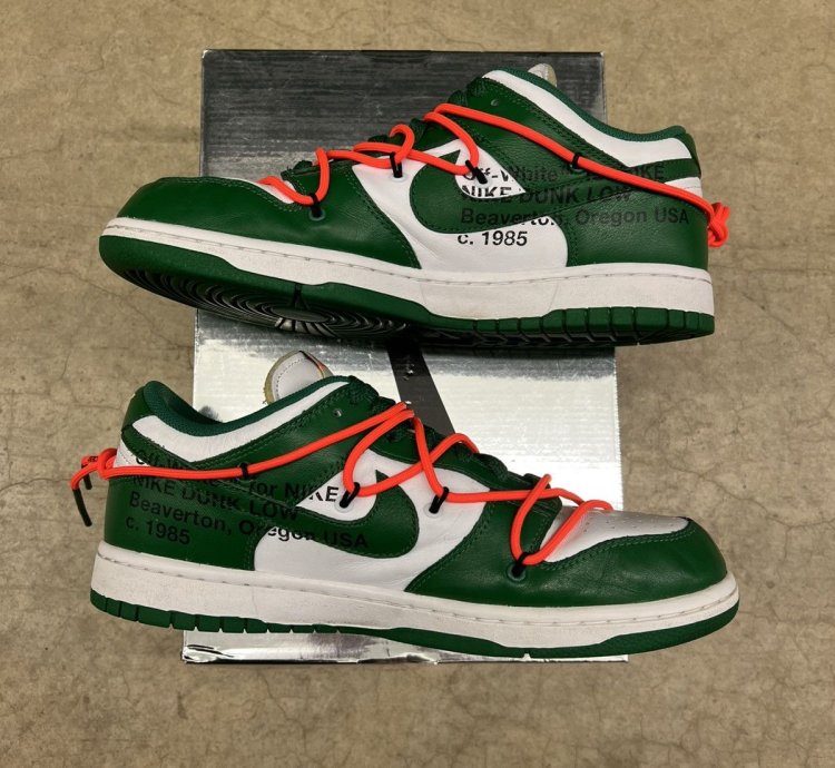 Nike Dunk Low Off-white Michigan State Size 9 5