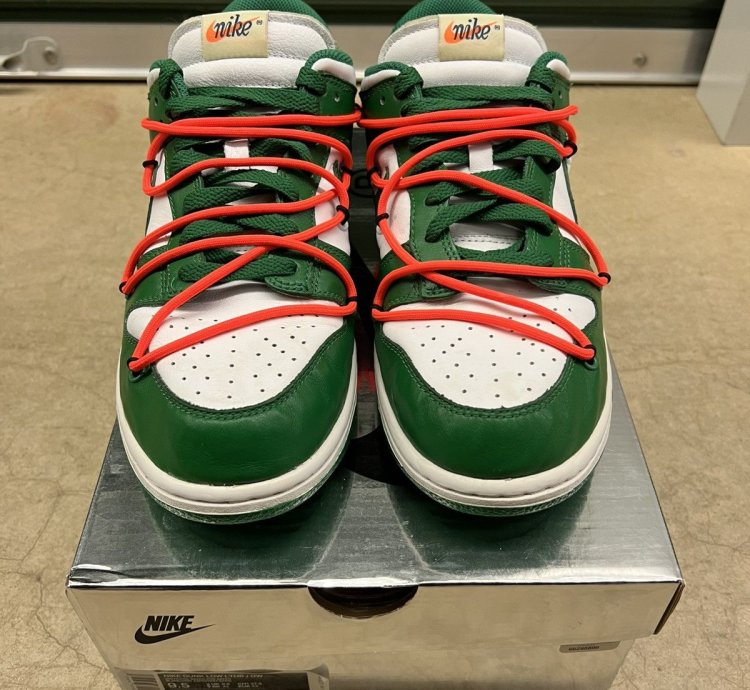 Nike Dunk Low Off-white Michigan State Size 9 5