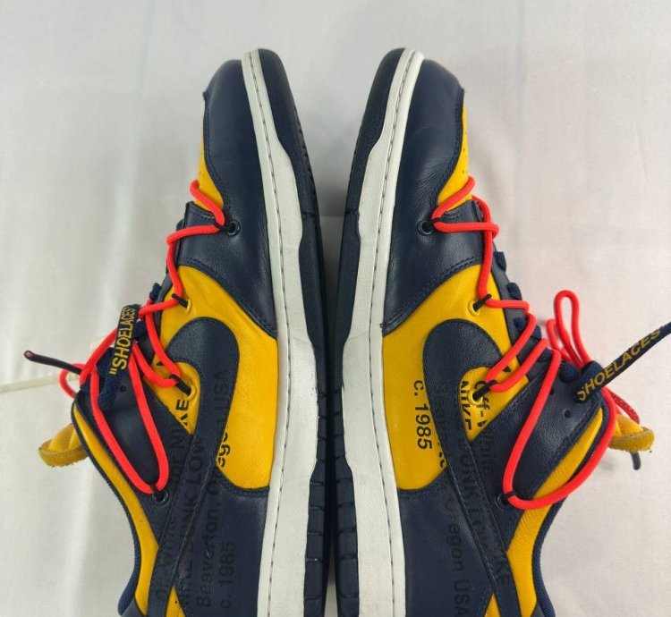 Nike Dunk Low Off-white University Gold 2019
