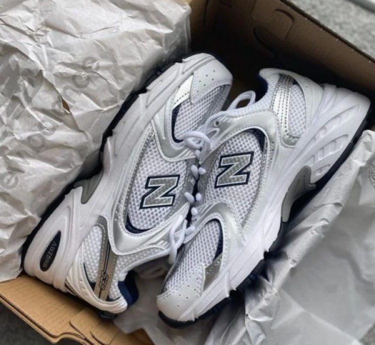 Newbalance 530 White Navy Running Shoes