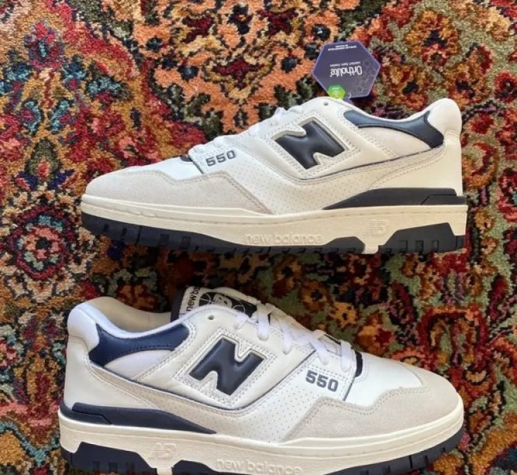 Newbalance 550 Navy Blue Sneakers