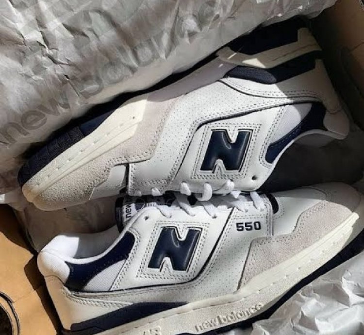 Newbalance 550 Navy Blue Sneakers