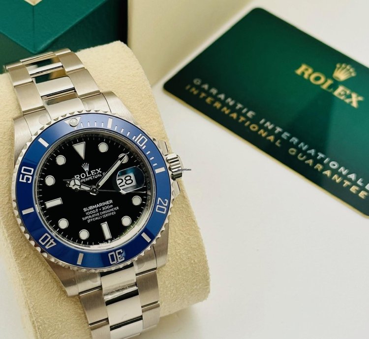 Rolex Submariner Date White Gold Submariner Date 126619lb Blue Bezel