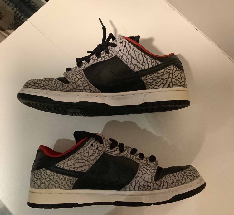Supreme Dunk Low Pro Sb Black Cement