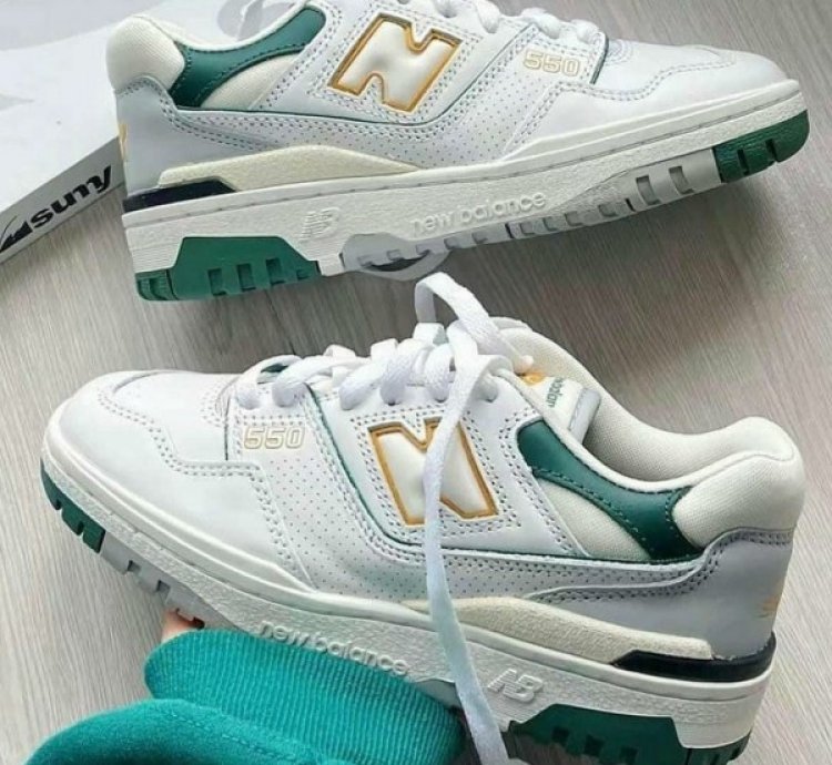 Newbalance 550 Nightwatch Green Running Shoes
