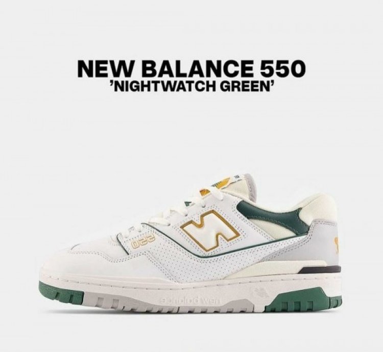 Newbalance 550 Nightwatch Green Running Shoes