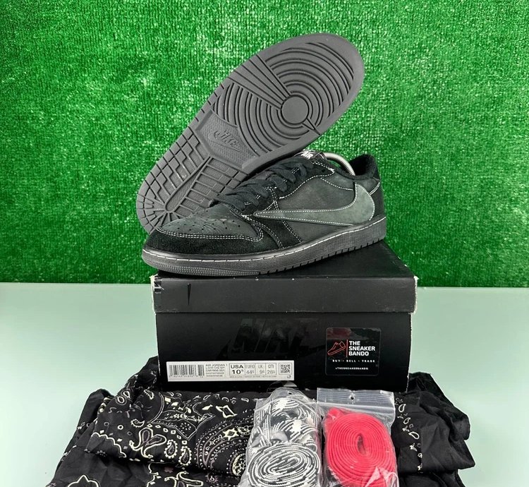 Air Jordan 1 Retro Low Og Sp Travis Scott Black Phantom