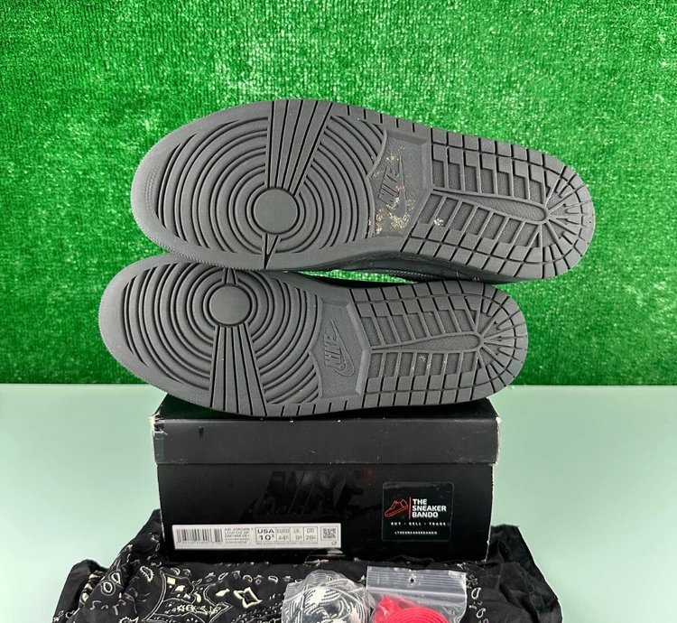 Air Jordan 1 Retro Low Og Sp Travis Scott Black Phantom