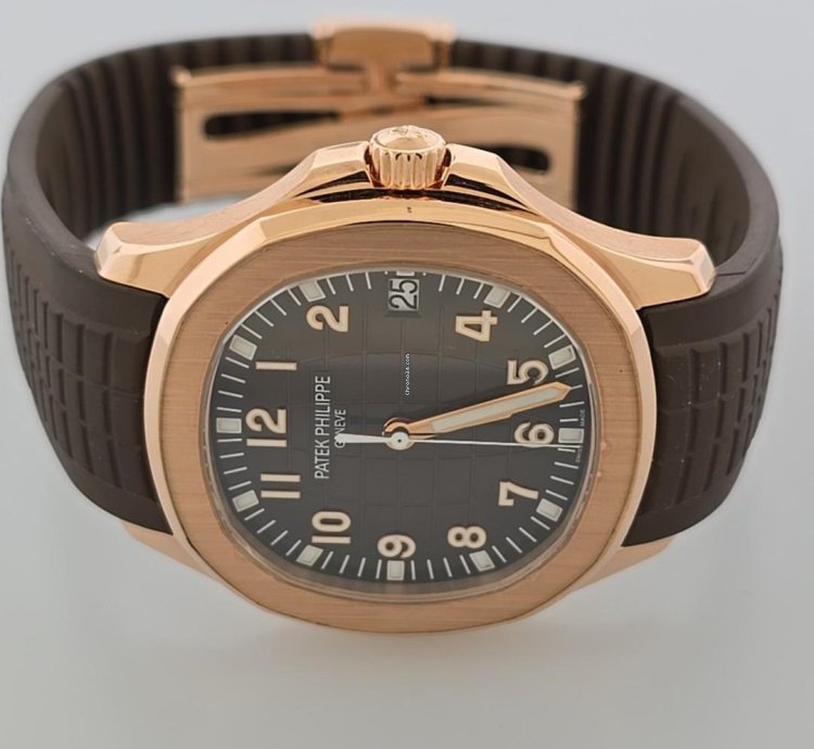 Patek Philippe Aquanaut 5167r-001 18k 40mm Brown Dial Watch 2010 Papers