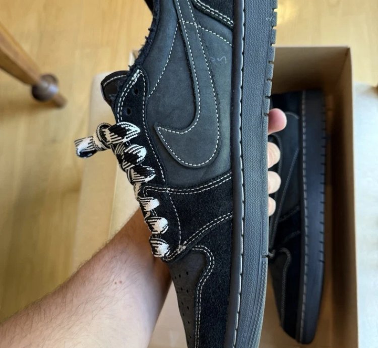 Air Jordan 1 Retro Low Og Sp Travis Scott Black Phantom