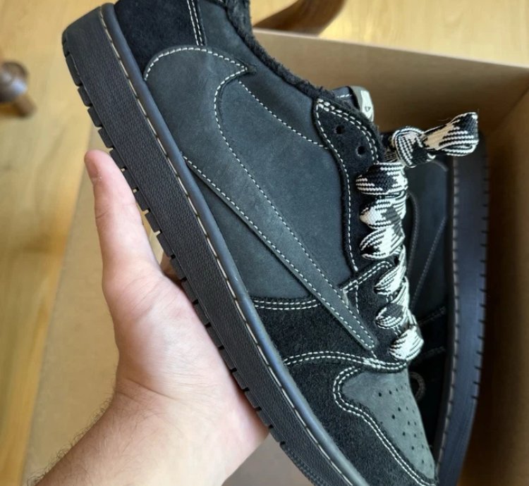 Air Jordan 1 Retro Low Og Sp Travis Scott Black Phantom