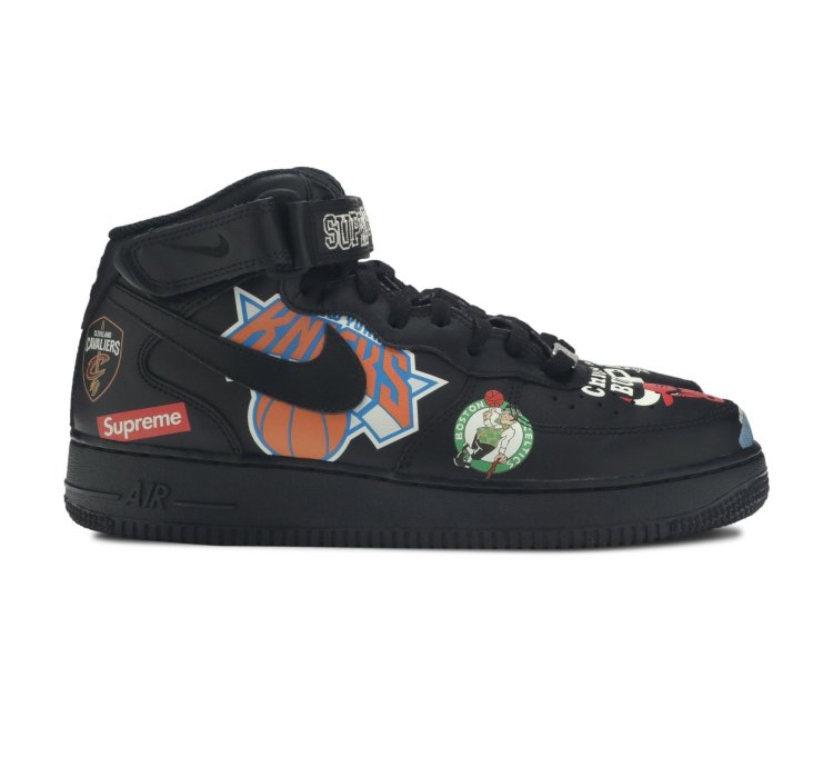 Supreme Nba Air Force 1 Mid 07 Black