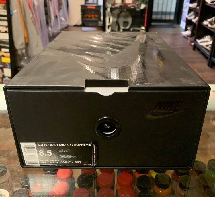 Supreme Nba Air Force 1 Mid 07 Black