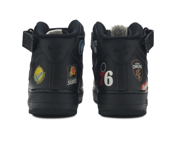 Supreme Nba Air Force 1 Mid 07 Black