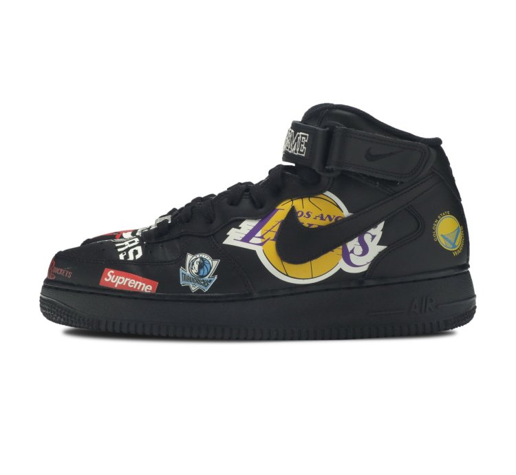Supreme Nba Air Force 1 Mid 07 Black
