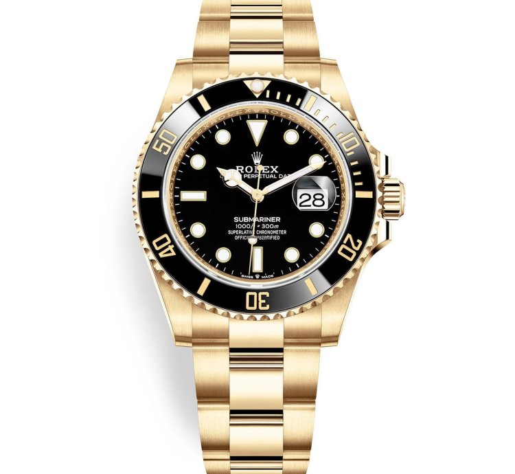 Rolex Submariner Date Yellow Gold Black Dial Submariner 41mm Date 126618ln