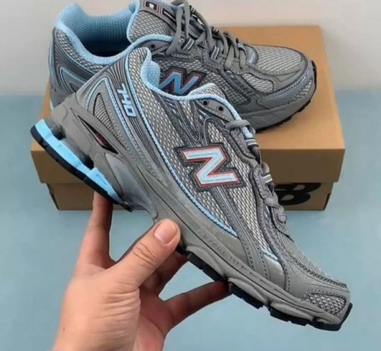 Newbalance 740 Vintage Grey Blue Sneakers