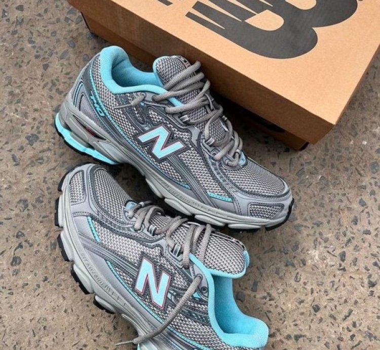 Newbalance 740 Vintage Grey Blue Sneakers