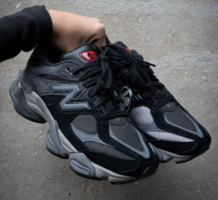 Newbalance 9060 Black Castlerock Black Grey Running Shoes