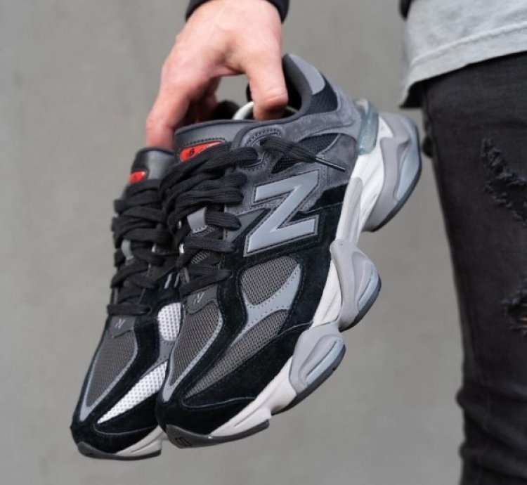 Newbalance 9060 Black Castlerock Black Grey Running Shoes