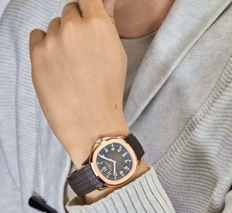 Patek Philippe Aquanaut 5167r-001 Rose Gold Brown Dial 2012