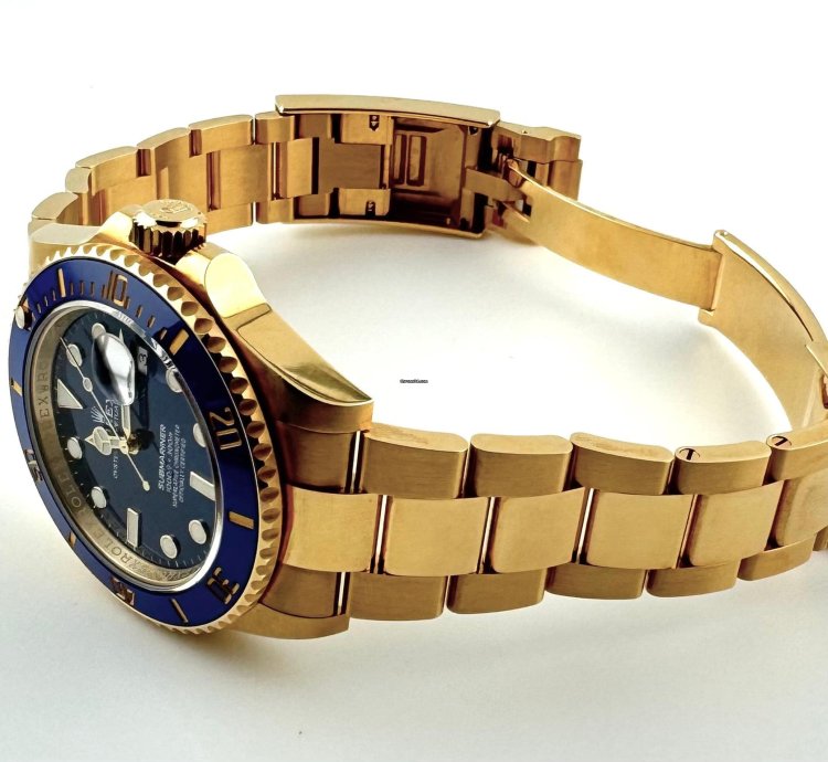 Rolex Submariner Date Yellow Gold Submariner Date Like New Complete 2021