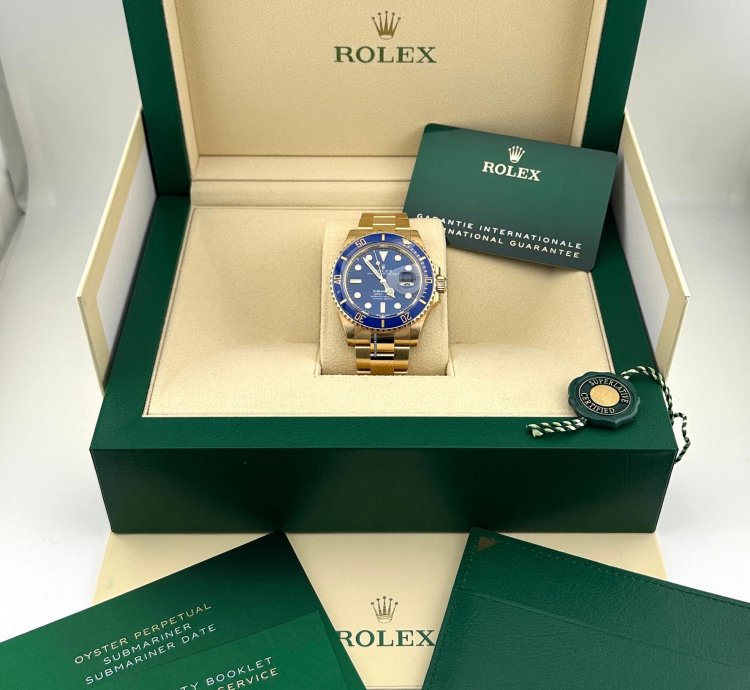 Rolex Submariner Date Yellow Gold Submariner Date Like New Complete 2021