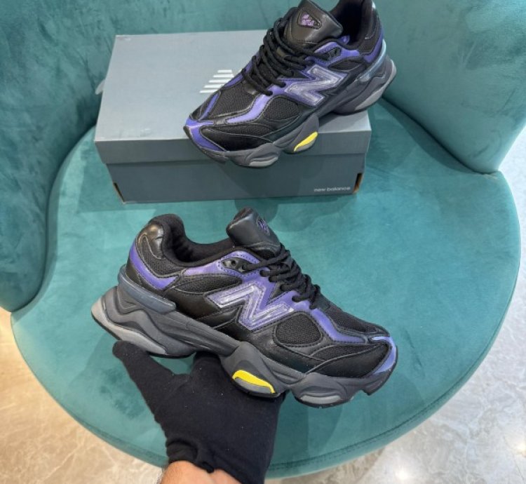 Newbalance 9060 Black Purple Rain Sneakers