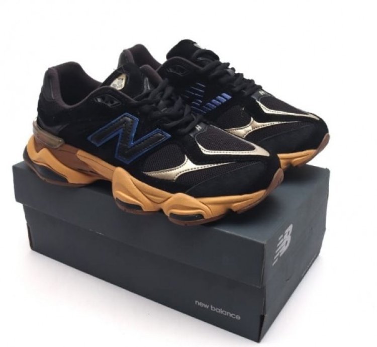 Newbalance 9060 Black Royal Gum Running Shoes