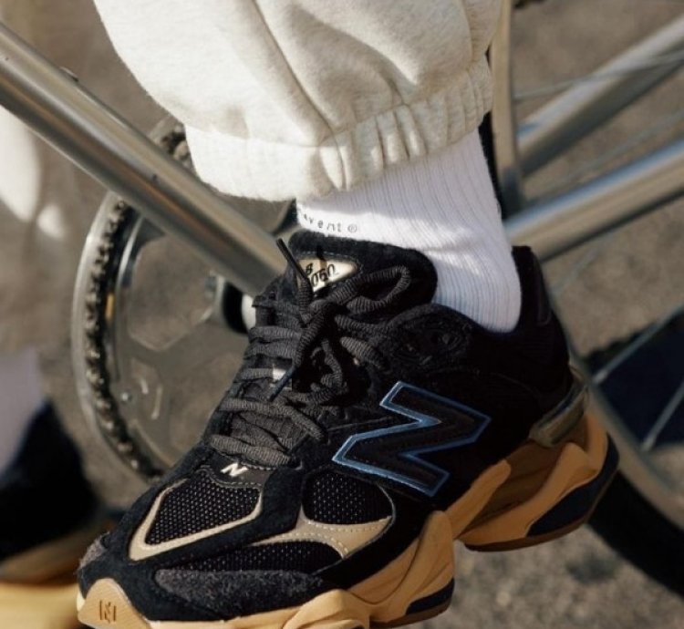 Newbalance 9060 Black Royal Gum Running Shoes