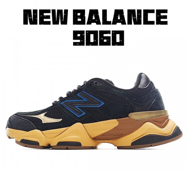 Newbalance 9060 Black Royal Gum Running Shoes