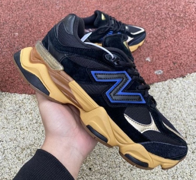 Newbalance 9060 Black Royal Gum Running Shoes