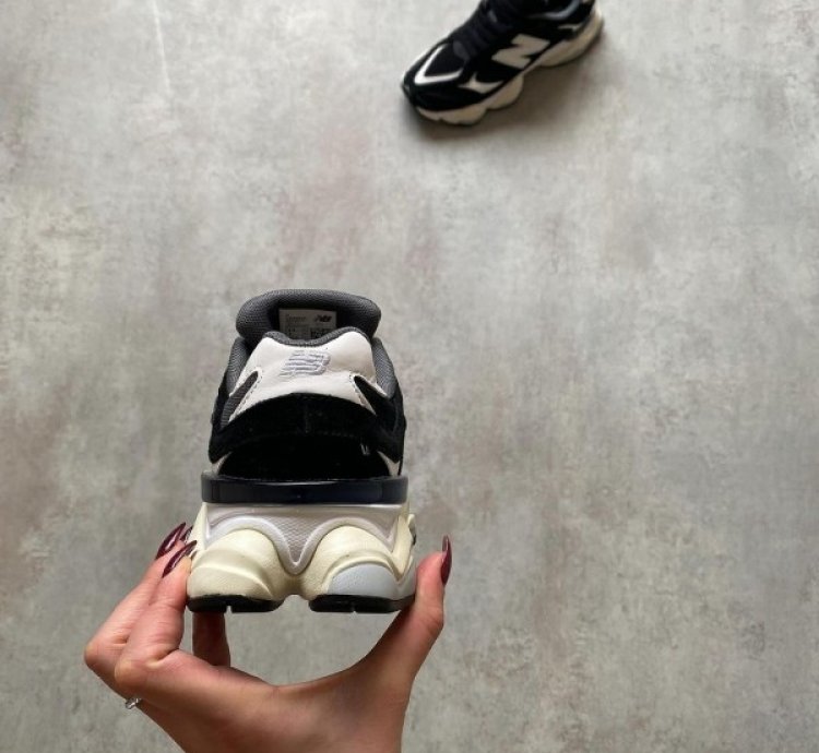 Newbalance 9060 Black White Running Shoes
