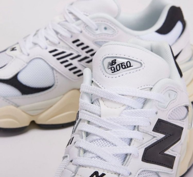 Newbalance 9060 Black White Running Shoes