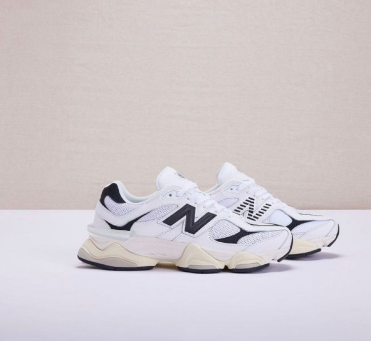 Newbalance 9060 Black White Running Shoes