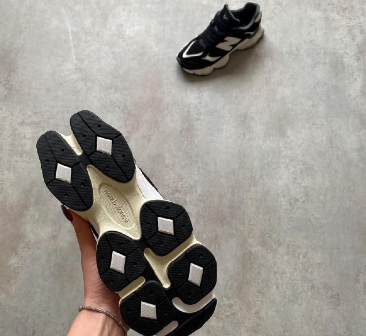 Newbalance 9060 Black White Running Shoes