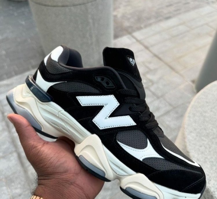 Newbalance 9060 Black White Running Shoes