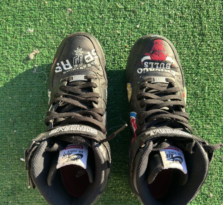 Supreme Nba Black Nike Air Force 1 Mid