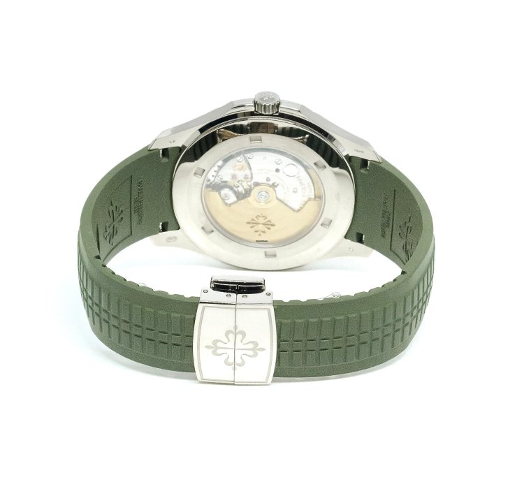 Patek Philippe Aquanaut 5168g Box And Papers 2020 Green Dial White Gold