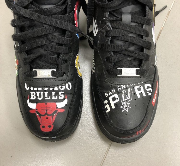 Supreme Nba Nike Air Force 1 Mid 07 Black 2018