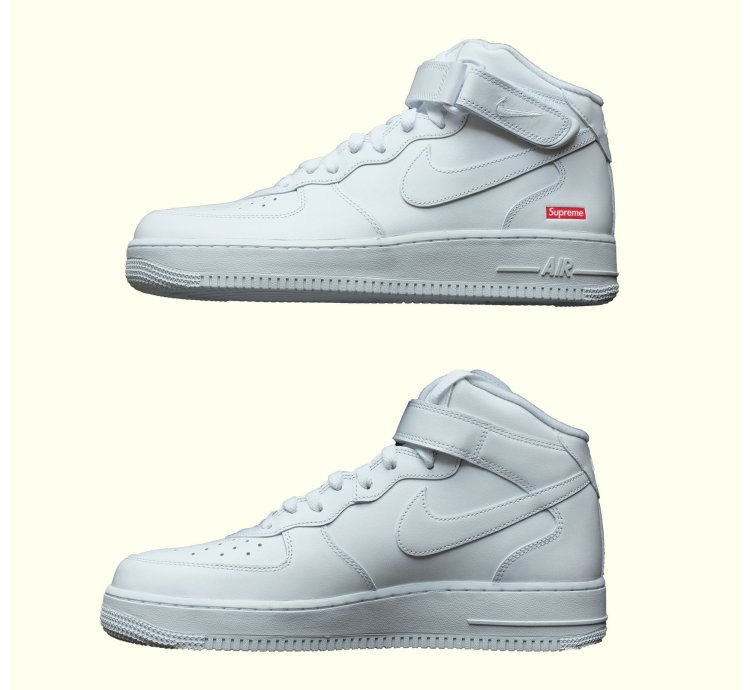 Supreme Nike Af1 Mid Air Force 1 Sp Shoes Mens Sz 10 Womens