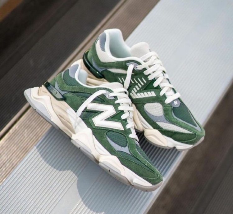 Newbalance 9060 Green Running Shoes