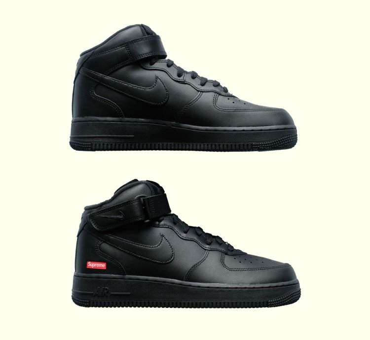 Supreme Nike Af1 Mid Air Force 1 Sp Shoes Mens Sz 8 Womens