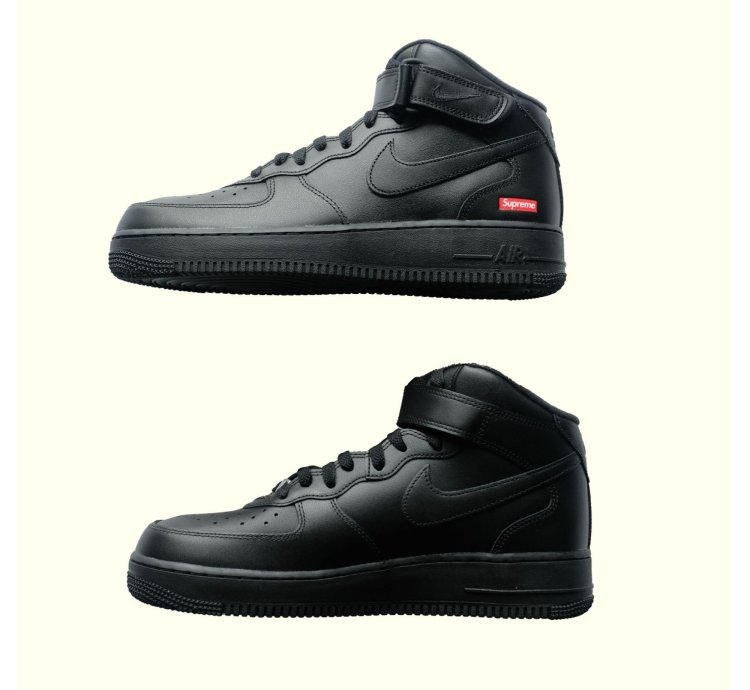 Supreme Nike Af1 Mid Air Force 1 Sp Shoes Mens Sz 8 Womens
