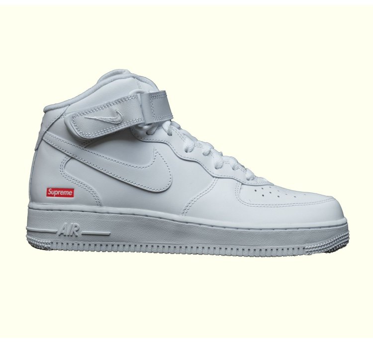 Supreme Nike Af1 Mid Air Force 1 Sp Shoes Mens Sz 9 Womens