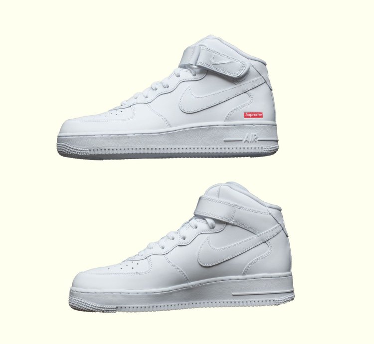 Supreme Nike Af1 Mid Air Force 1 Sp Shoes Mens Sz 9 Womens